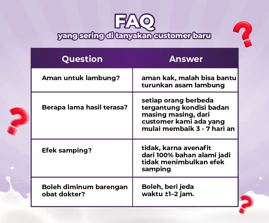 Yang sering ditanyakan customer